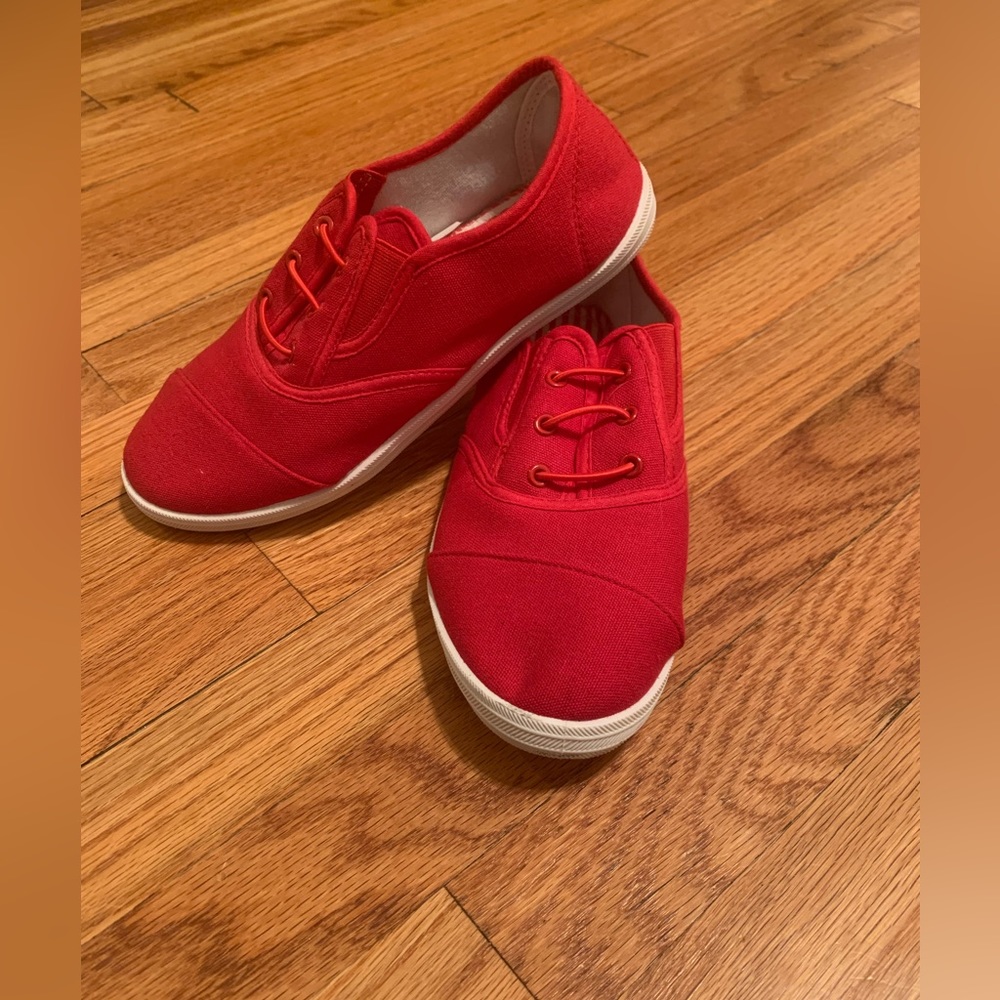 Red Slip on Sneakers